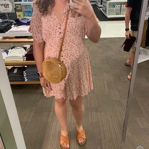 Light pink floral dress